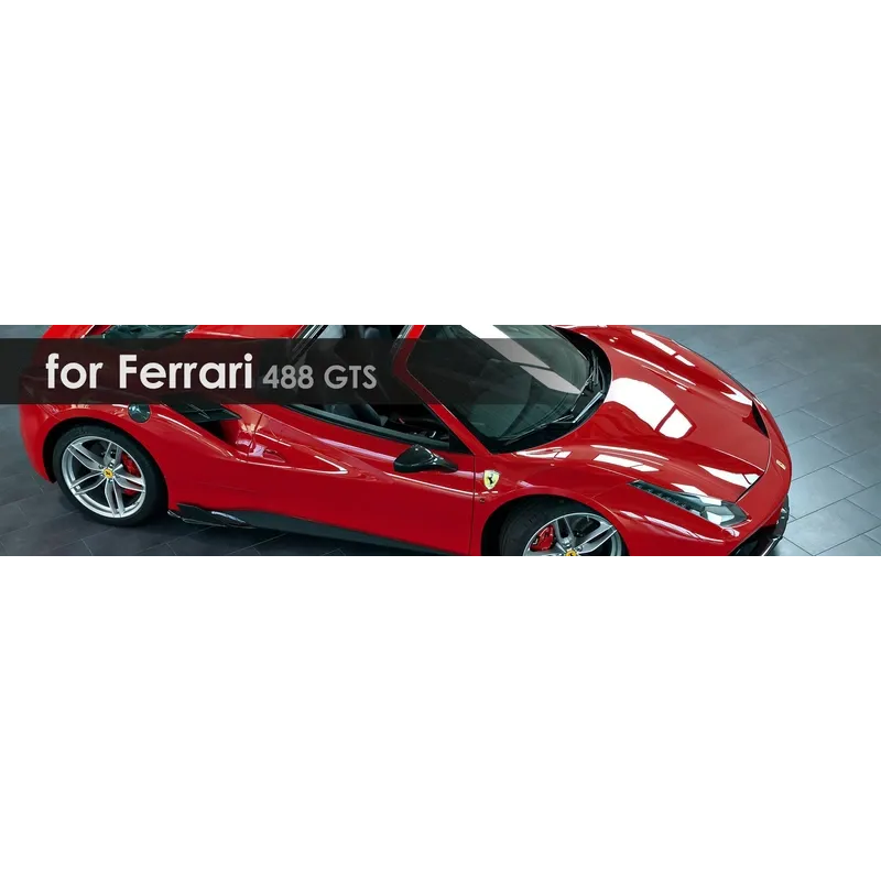 488 GTS | Exhaust System | Capristo - 2x Scheiben kreisförmig 11mm (vorne oder hinten), Titanschrauben, Teilegutachten