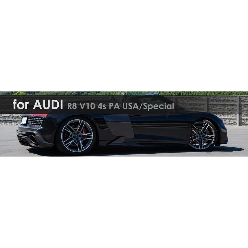 R8 V10 4s PA USA/Special | Exhaust System | Capristo - 2x wheel spacers 12mm (front), x10 titanium bolts, part certificate