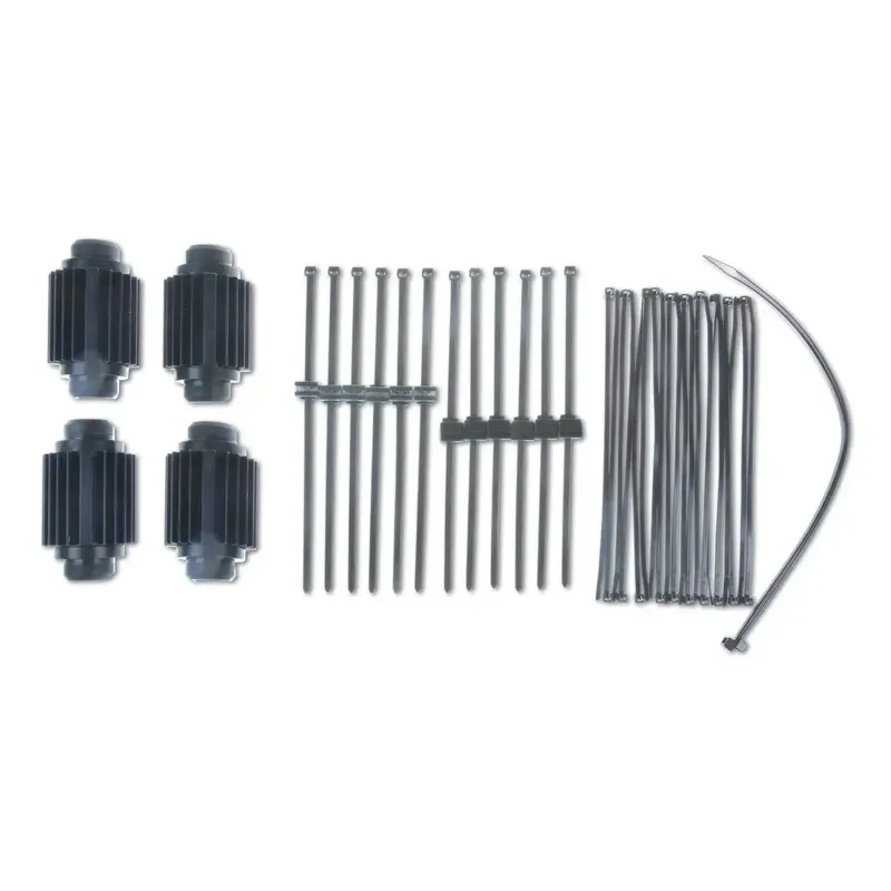Tuning-Teileset mit schwarzen Bauteilen, Metallstiften und Kabelbindern, KTH Shop Zubehör