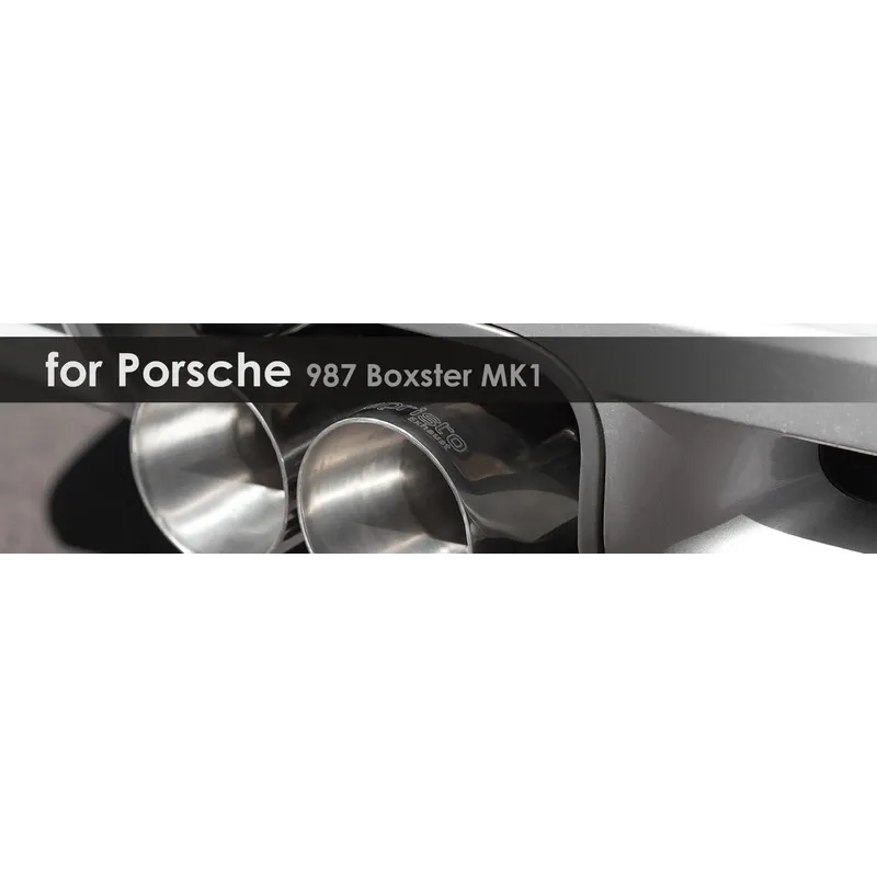 987 Boxster MK1 | Capristo - Muffler (without catalysts), Manifold and CES-3 EVCU-1