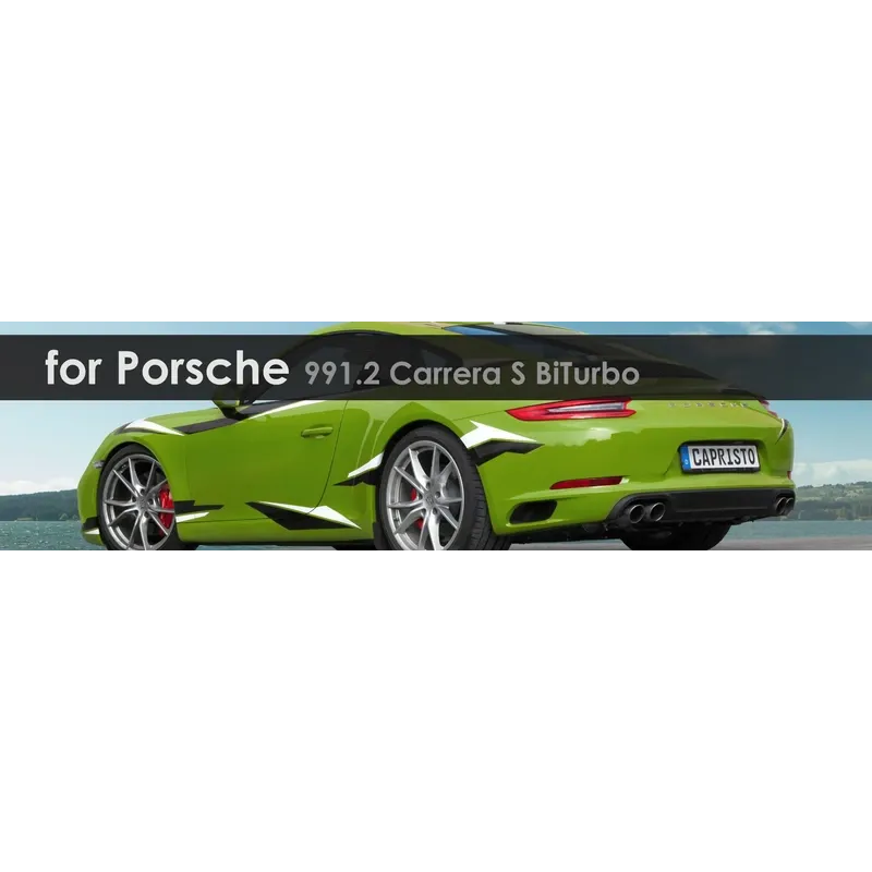 991.2 Carrera S BiTurbo | Capristo - Abgasanlage mit Abgasklappen, 2 Sportkatalysatoren 250 Zellen, incl. programmierbarer Steuerung EVCU-1 , zwei Handsendern und Zubehör