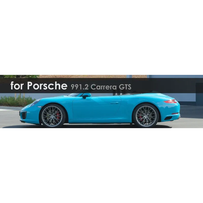 991.2 Carrera GTS | Capristo - Endschalldämpfer zur Verwendung mit OEM Kats/Capristo Sportkats, eloxierte Alu-Endrohre (schwarz, rot, silber*) und Aluminium Außenhülse in wicrom black, inkl. programmierbarer Steuerung CES-3