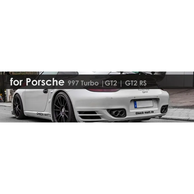 997 Turbo|GT2|GT2 RS | Capristo - Endschalldämpfer mit 2 Katalysatoren mit 250 Zellen und programmierbarer Steuerung EVCU-1