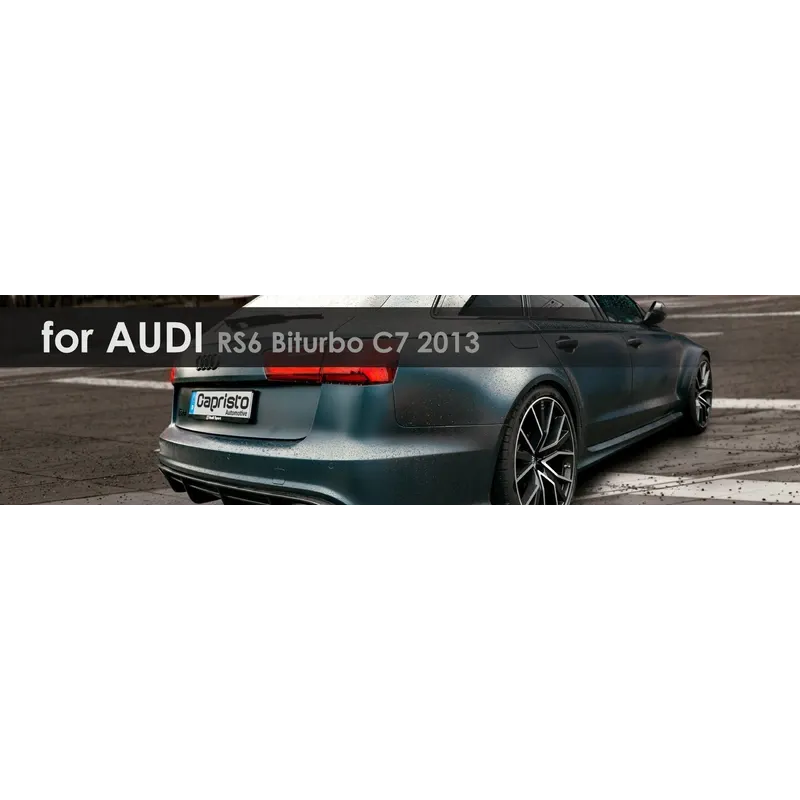 RS6 Biturbo C7 | Capristo - Flap exhaust system, incl. programmable controller CES-3 with ECE approval