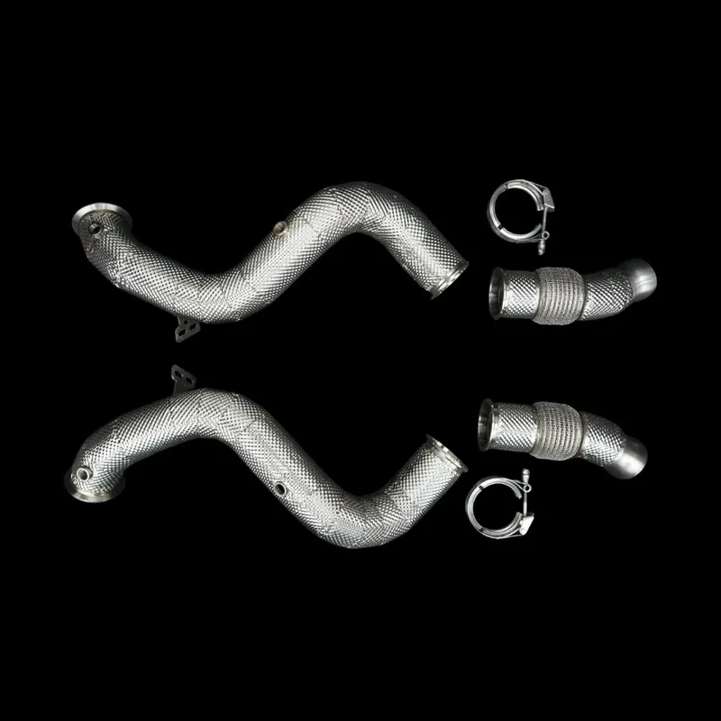 Mercedes AMG C63(S) (205) M177 LS1 4.0L V8 BiTurbo Catless Downpipes – BlackBoost performance part