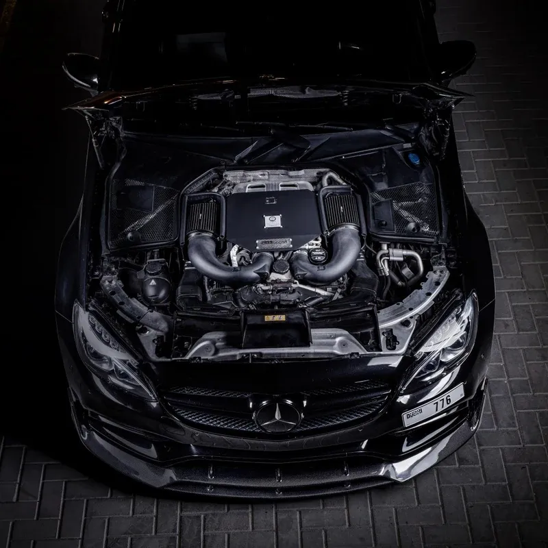Mercedes AMG C63(S) (205) M177 LS1 4.0L V8 BiTurbo Cold Air Intake System Gen-2 – BlackBoost performance part