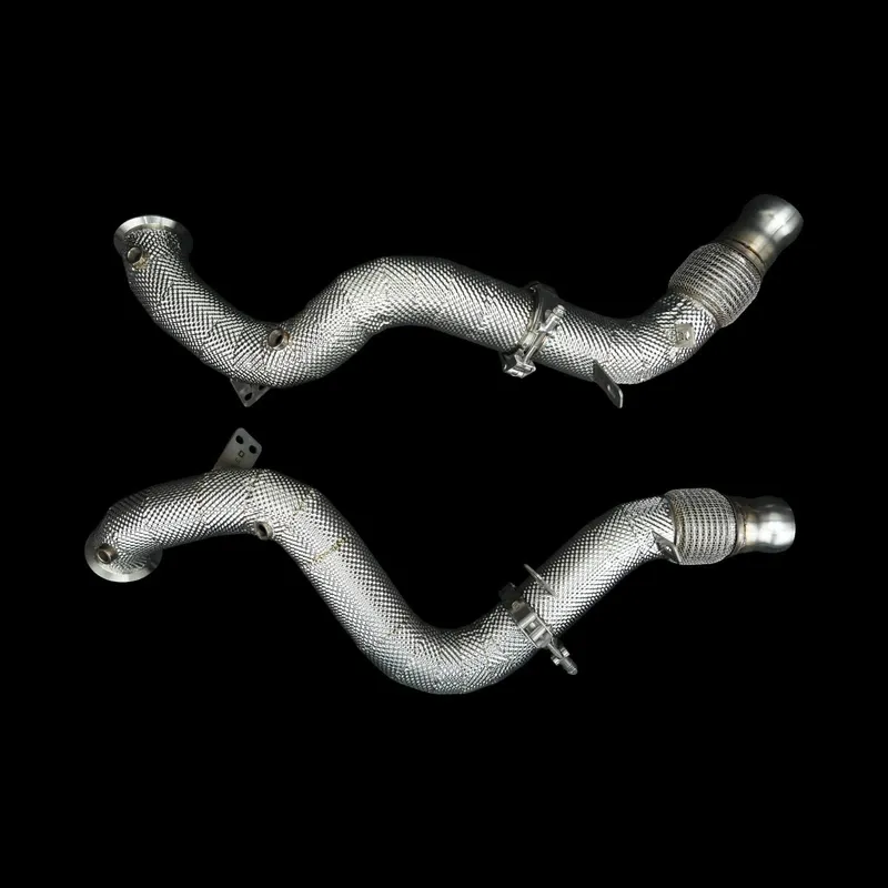 Mercedes AMG E63(S) (213) M177 LS2 4.0L V8 Catless Downpipes – BlackBoost performance part