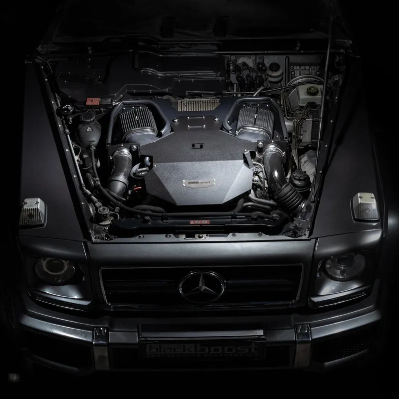 Mercedes AMG G63 (463) M157 5.5L V8 BiTurbo Cold Air Intake System – BlackBoost performance part