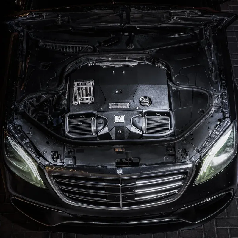 Mercedes AMG S63(S) (222) M177 LS2 4.0L V8 BiTurbo Cold Air Intake System Gen-2 – BlackBoost performance part