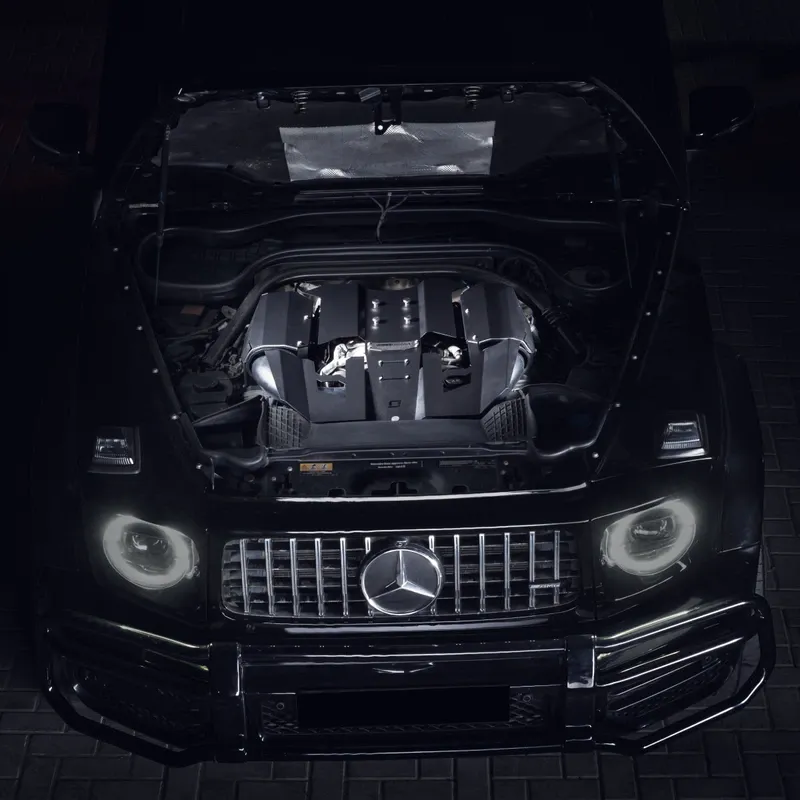 Mercedes G500 (463) M176 4.0L V8 BiTurbo Cold Air Intake System Gen-2 – BlackBoost performance part