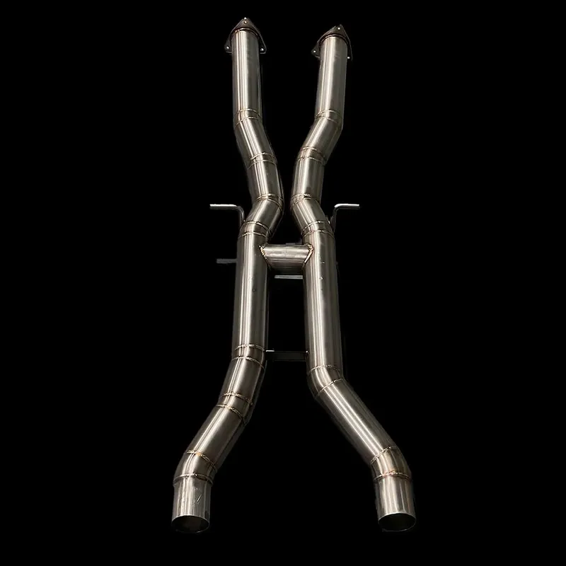 Bentley Continental GTC EA 398 6.0L W12 Twin-Turbo Catless Downpipes – BlackBoost performance part