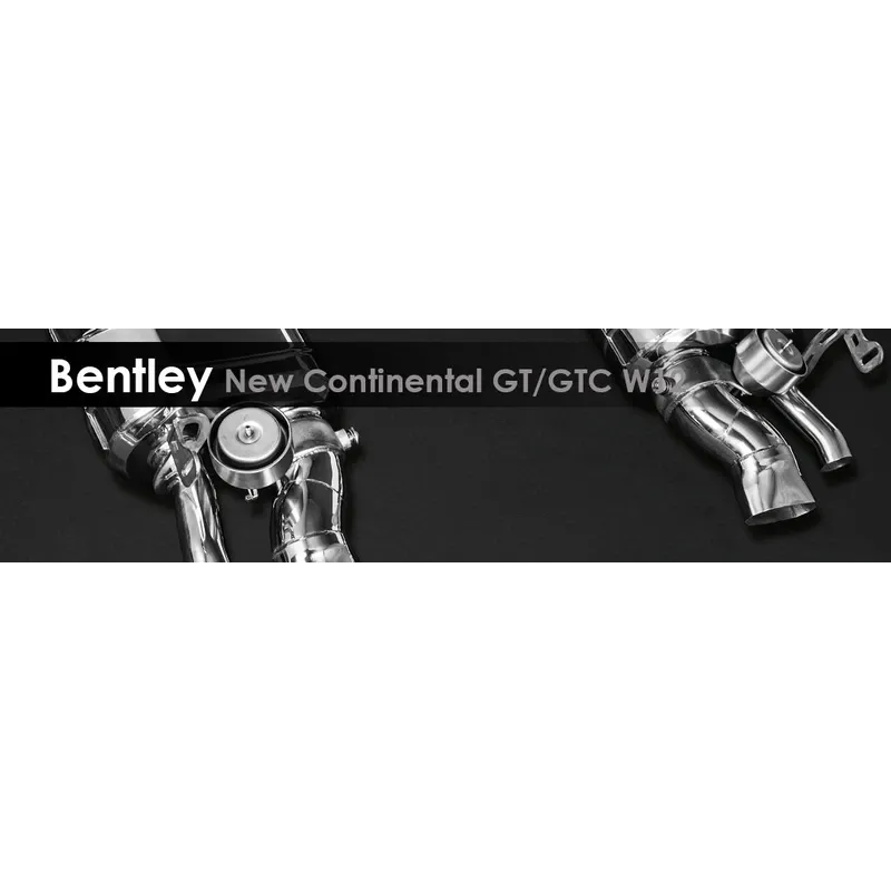 New Continental GT/GTC W12 | Capristo - Exhaust system with electric dampers for use with OEM actuators ECE approval