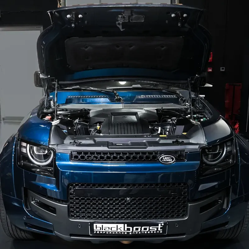 BlackBoost Cold Air Intake System | for Land Rover Defender OCTA 110 4.4L V8 TT S68 L663 – BlackBoost performance part