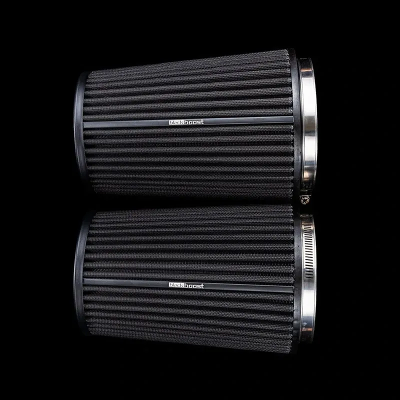 BlackBoost Conical Twin Flow Synthetic Dry Air filters (4.3" x 185mm) SET OF 2 – BlackBoost performance part