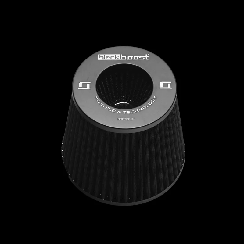 BlackBoost Conical Twin Flow Synthetic Dry Air Filters (5.5" x 180mm) – BlackBoost performance part