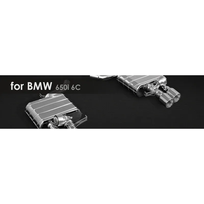 Capristo - Abgasanlage mit Alu-Endrohren | passend für BMW 650i 6C