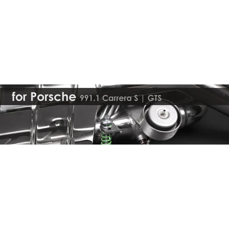 991.1 Carrera S + GTS | Capristo - Rear silencer. Please note the permitted vehicle types in the ECE approval