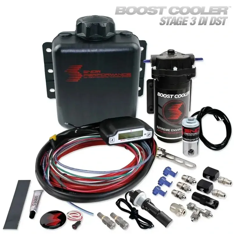 Boost Cooler Stage 3 DI DST Wassereinspritzung Komplettset mit Tank, Pumpe, Kabel, Zubehör