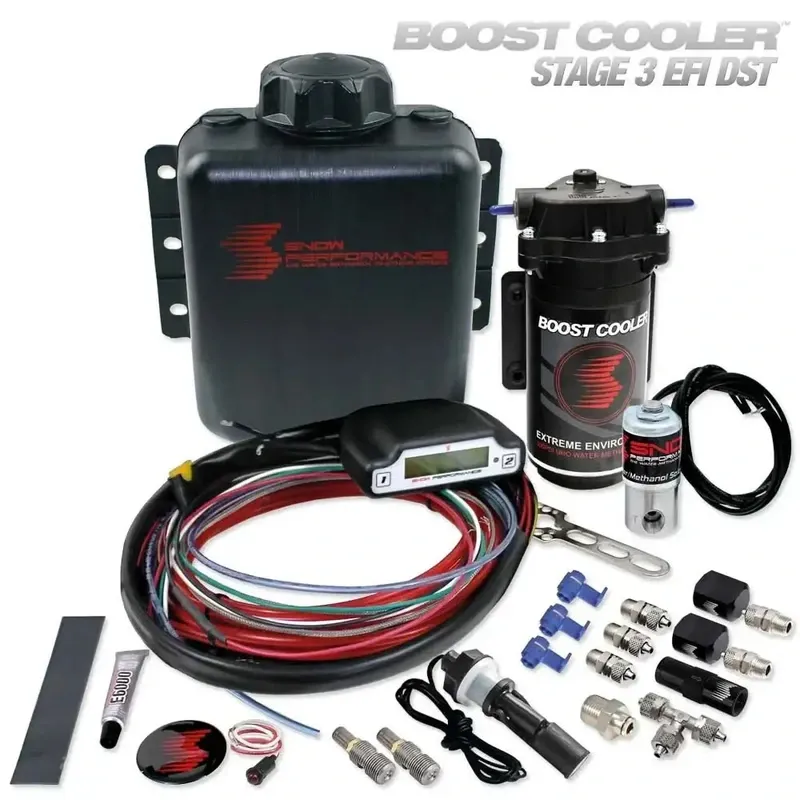 Boost Cooler Stage 3 EFI DST Wassereinspritzung Komplettset mit Tank, Pumpe und Zubehör für Tuning, KTH Shop