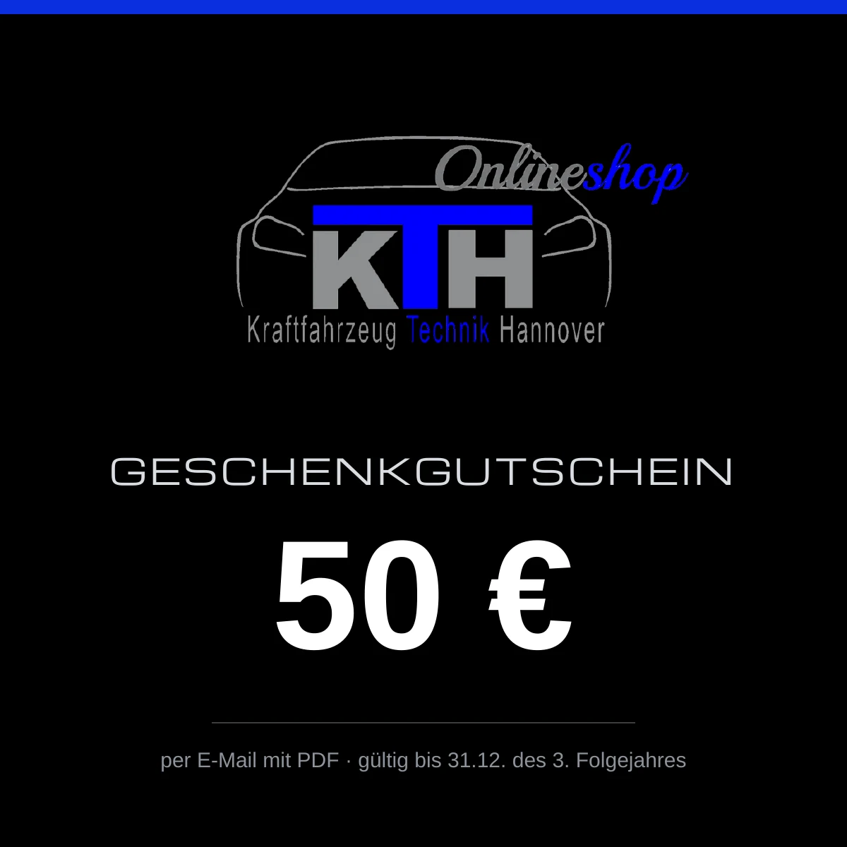 KTH Geschenkgutschein 50 €