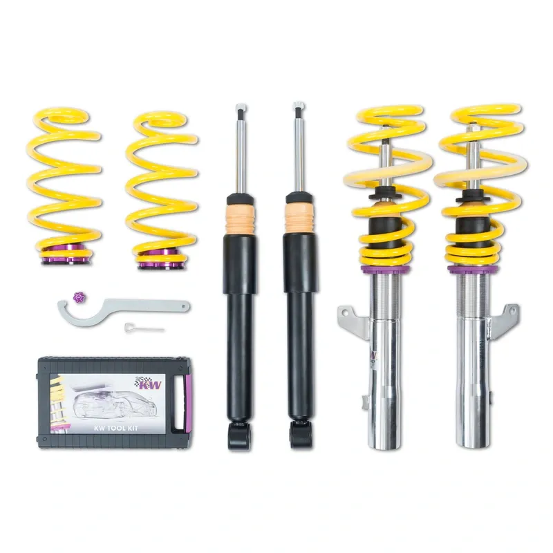 KW Gewindefahrwerk V1 inox passend für Volkswagen Golf Plus 5M / Audi A3 8P u. a.