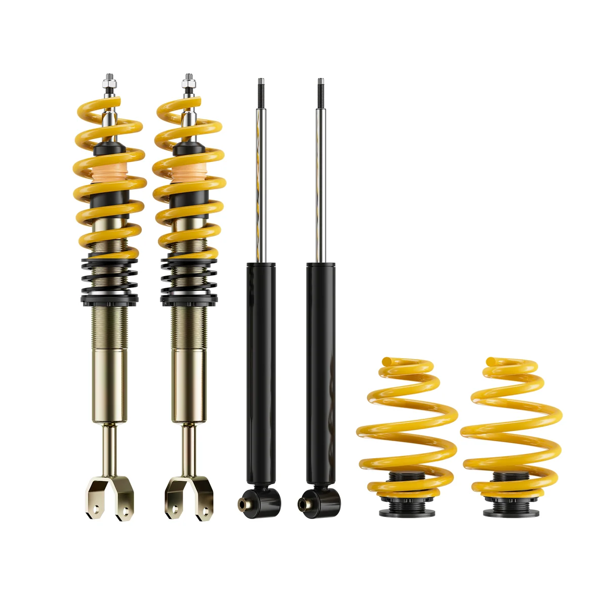 ST Gewindefahrwerk ST XA Stahl verzinkt (mit Härteverstellung) passend für Audi A6 C5 / Skoda Superb I 3U