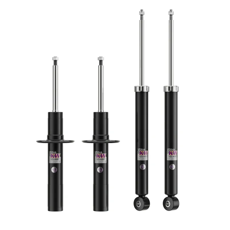 KW Stoßdämpfer V1 Daily Drive Vorderachse + Hinterachse (4er Set) passend für Audi A5 8T / Audi A4 B8 u. a.