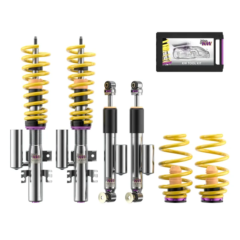 KW Fahrwerk V3 Leveling (inkl. Stilllegung f. elektr. Dämpfer) passend für Volkswagen California T6 / Volkswagen Multivan T6 u. a.