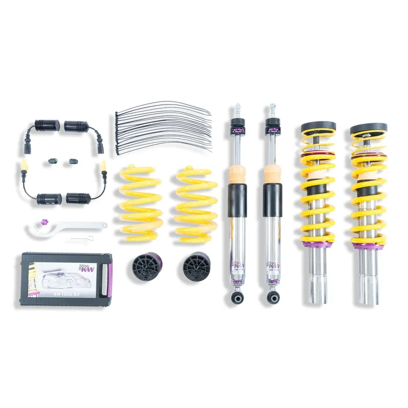 KW Gewindefahrwerk V3 inox (inkl. Stilllegung f. elektr. Dämpfer) passend für Audi A5 F5