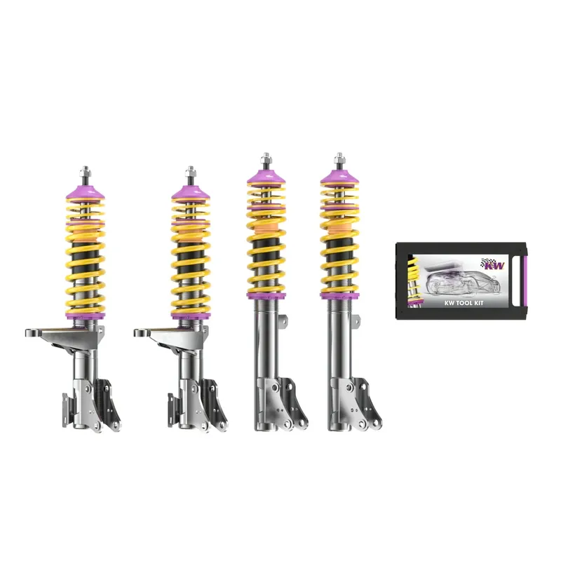 KW Gewindefahrwerk V3 inox passend für Audi 80 B3 / Audi 90 B3 u. a.