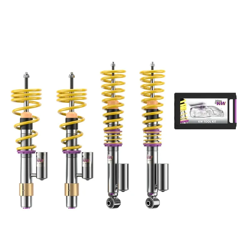 KW Gewindefahrwerk V3 inox (inkl. Stilllegung f. elektr. Dämpfer) passend für BMW 5er E60