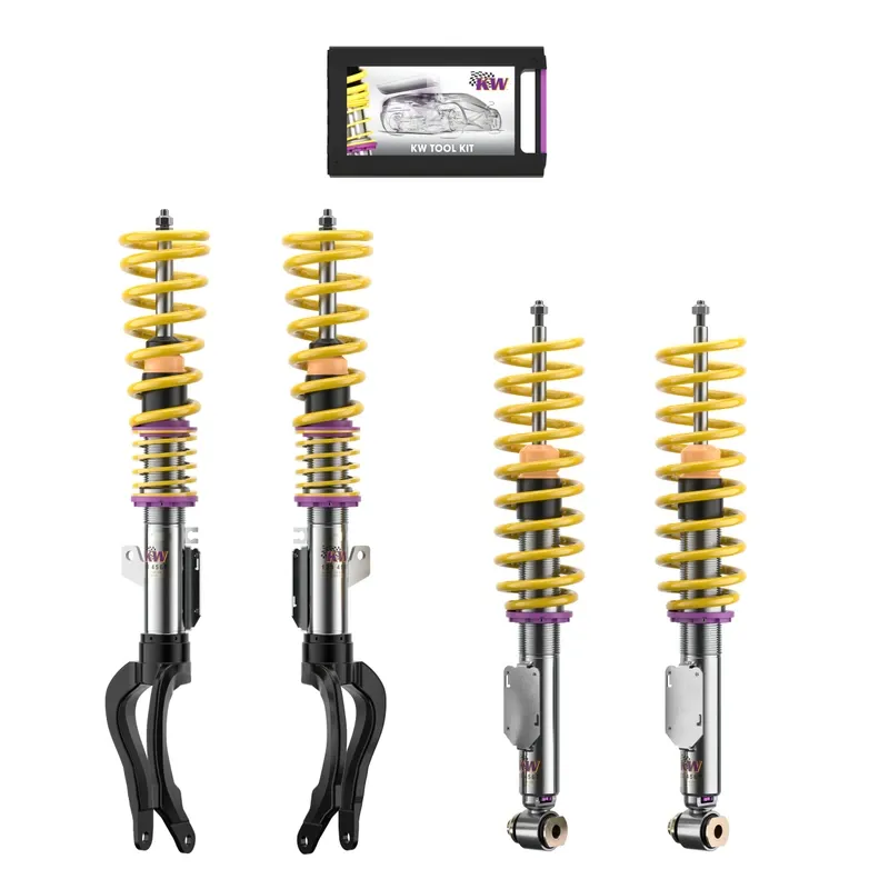 KW Gewindefahrwerk V3 inox (inkl. Stilllegung f. elektr. Dämpfer) passend für BMW 5er F10 / BMW 6er F12