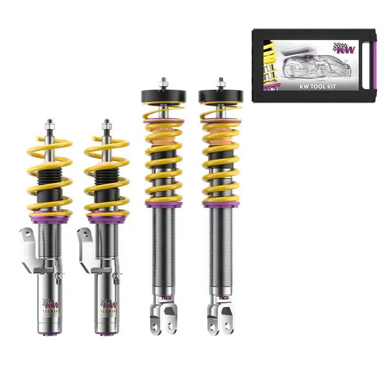KW Gewindefahrwerk V3 inox (inkl. Stilllegung f. elektr. Dämpfer) passend für Porsche 911 991