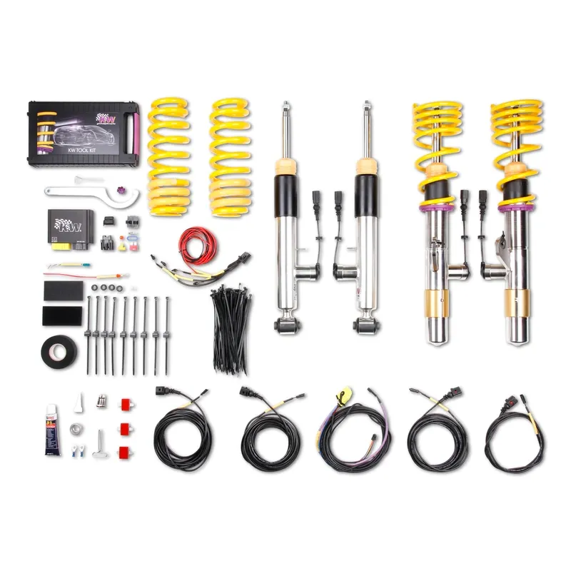 KW DDC - ECU Gewindefahrwerk inox passend für BMW 3er F30 / BMW 4er F32