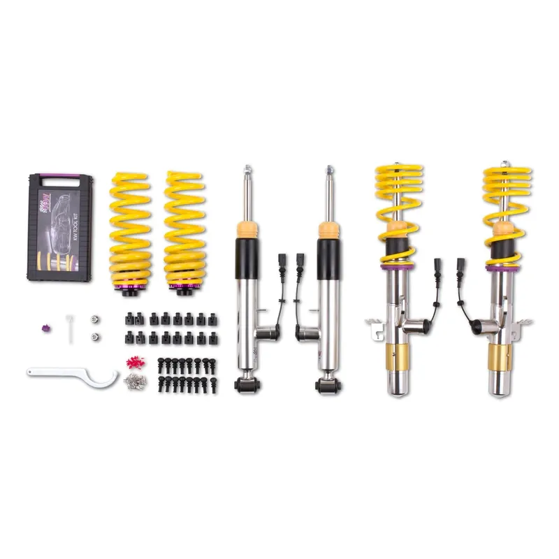 KW DDC - Plug & Play Gewindefahrwerk inox passend für BMW 1er F20 / BMW 3er F30 u. a.