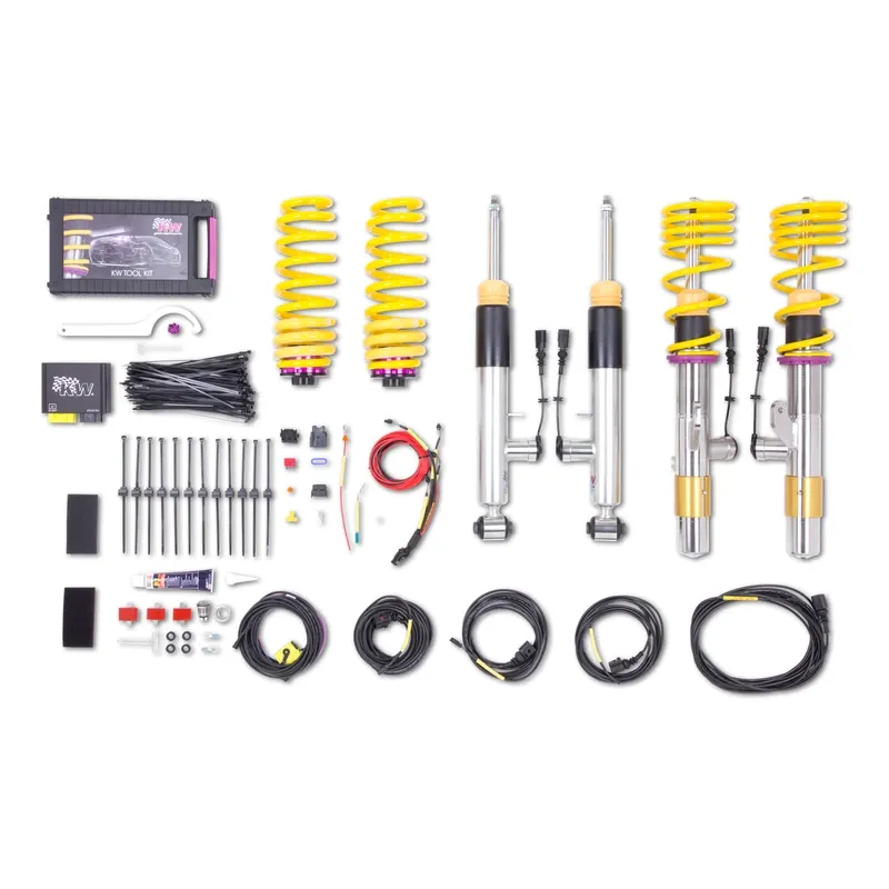 KW DDC - ECU Gewindefahrwerk inox passend für BMW 1er F20 / BMW 2er F22