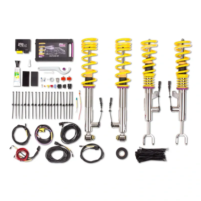 KW DDC - ECU Gewindefahrwerk inox passend für BMW 5er F10 / BMW 5er E60