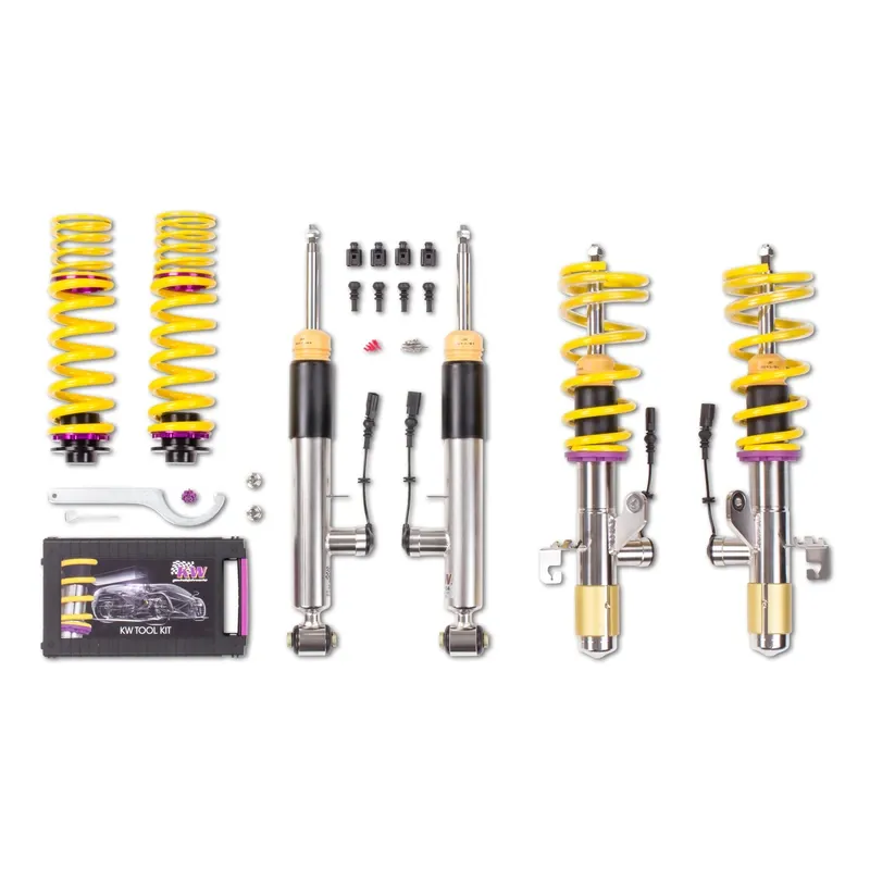 KW DDC - Plug & Play Gewindefahrwerk inox passend für BMW 1er F20 / BMW 2er F22