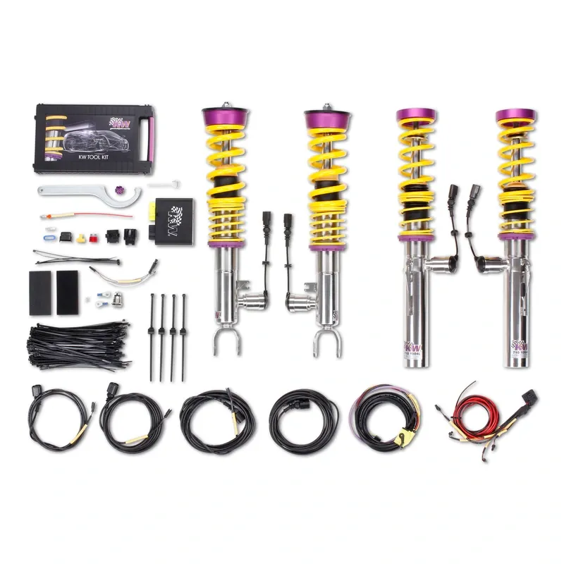 KW DDC - ECU Gewindefahrwerk inox passend für Porsche 911 997