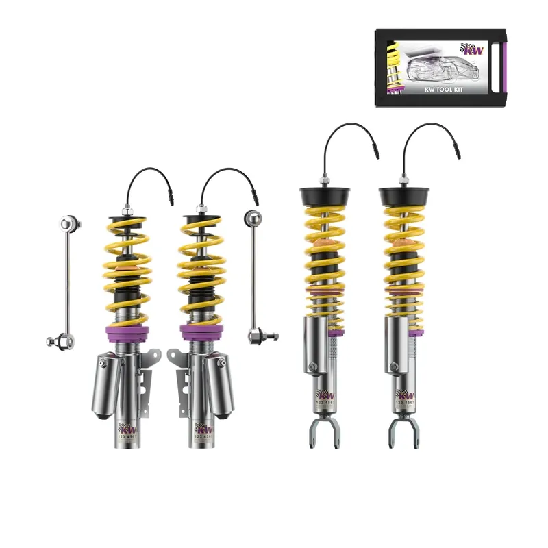 KW DDC - Plug & Play Gewindefahrwerk inox passend für Porsche 911 997