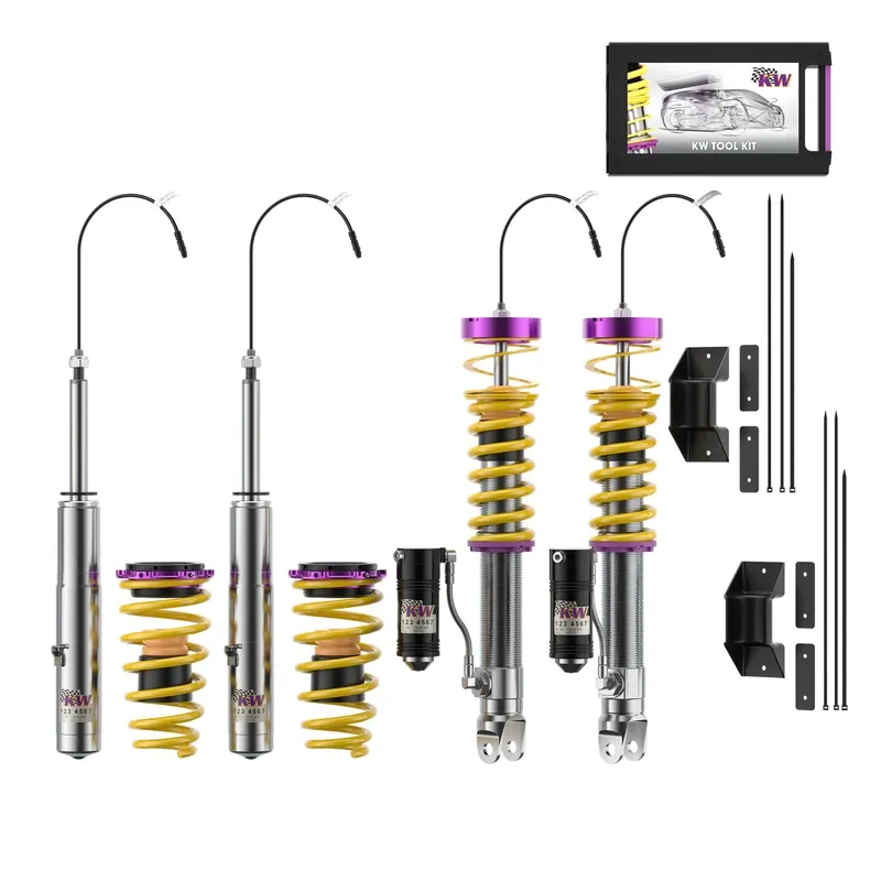 KW DDC - Plug & Play Gewindefahrwerk inox passend für Porsche 911 991