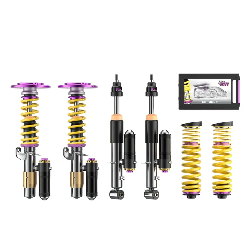 KW Gewindefahrwerk V4 inkl. Stützlager (inkl. Stilllegung f. elektr. Dämpfer) passend für BMW 2er F22