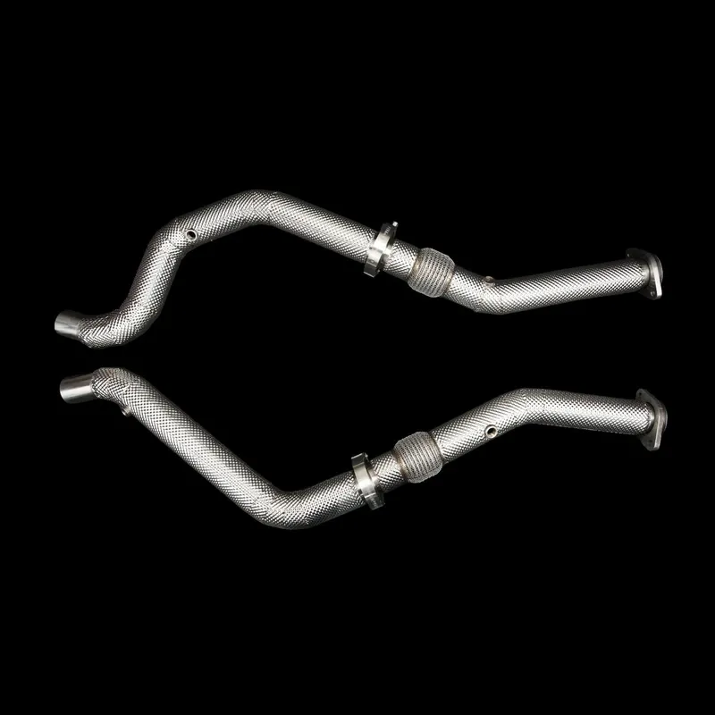 Land Rover Defender P525 130 (L663) 508PS V8 5.0L S/C Catless Downpipes – BlackBoost performance part