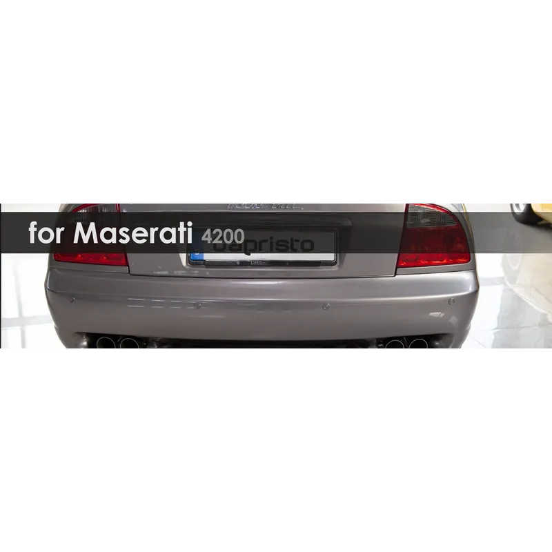 Maserati 4200 | Capristo - Klappenabgasanlage, Verbindungsrohre, Endrohre poliert, inkl. CES-3, Bitte beachten Sie die zulässigen Fahrzeugtypen in der ECE Genehmigung