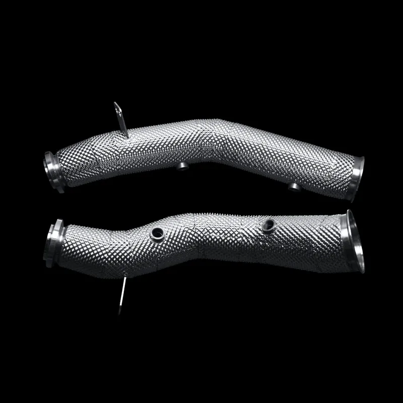 Mercedes AMG C43 (205) M276 3.0L V8 BiTurbo Catless Downpipes – BlackBoost performance part