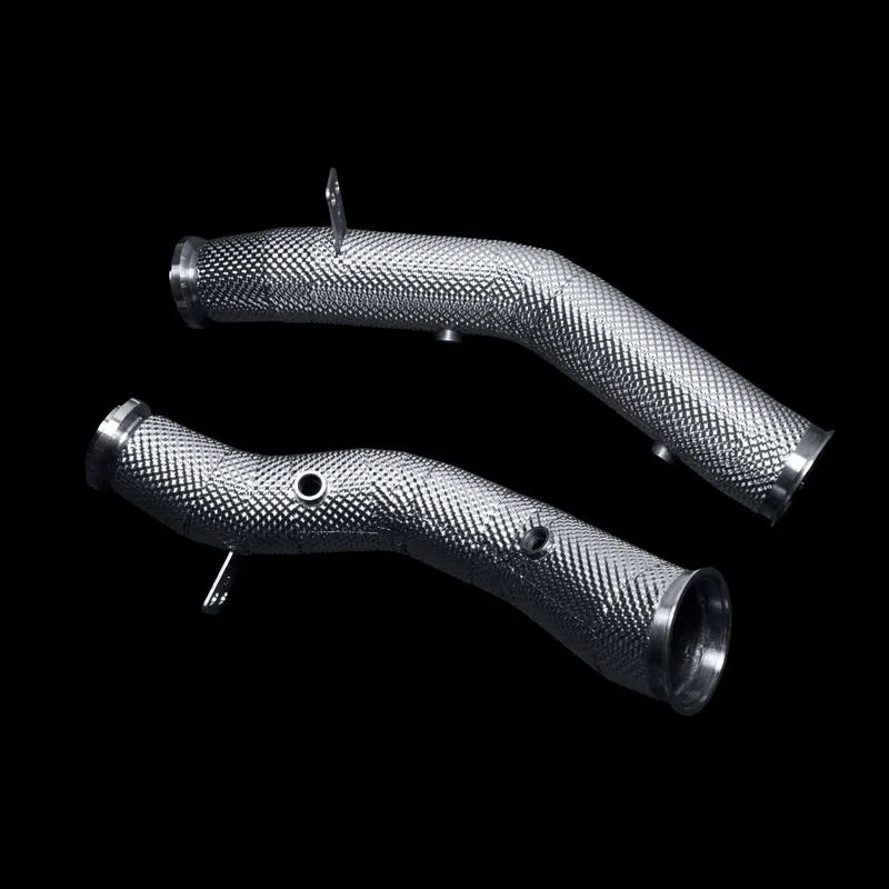 Mercedes AMG E43 (213) M276 3.0L V8 BiTurbo Catless Downpipes – BlackBoost performance part