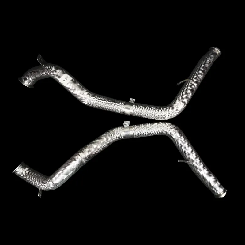 Mercedes G550 (463A) M176 LS2 4.0L V8 BiTurbo Catless Downpipes – BlackBoost performance part