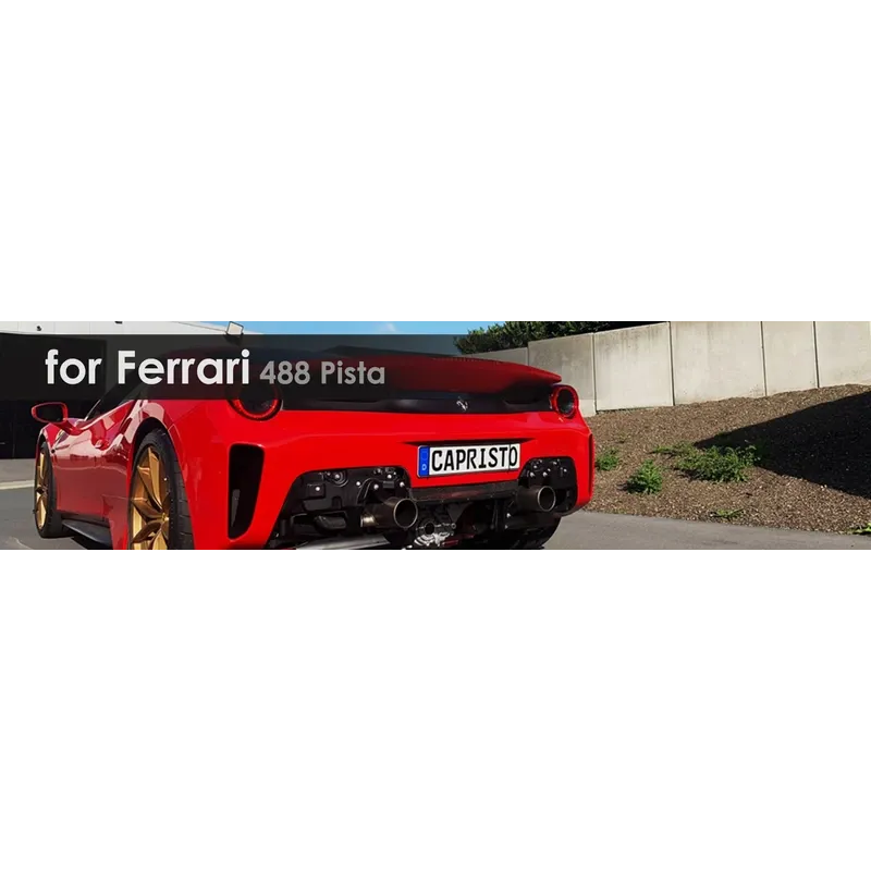 488 Pista | Exhaust System | Capristo - Performance enhancement Performance Box Die-cast aluminium housing, with cable harness and matching connectors