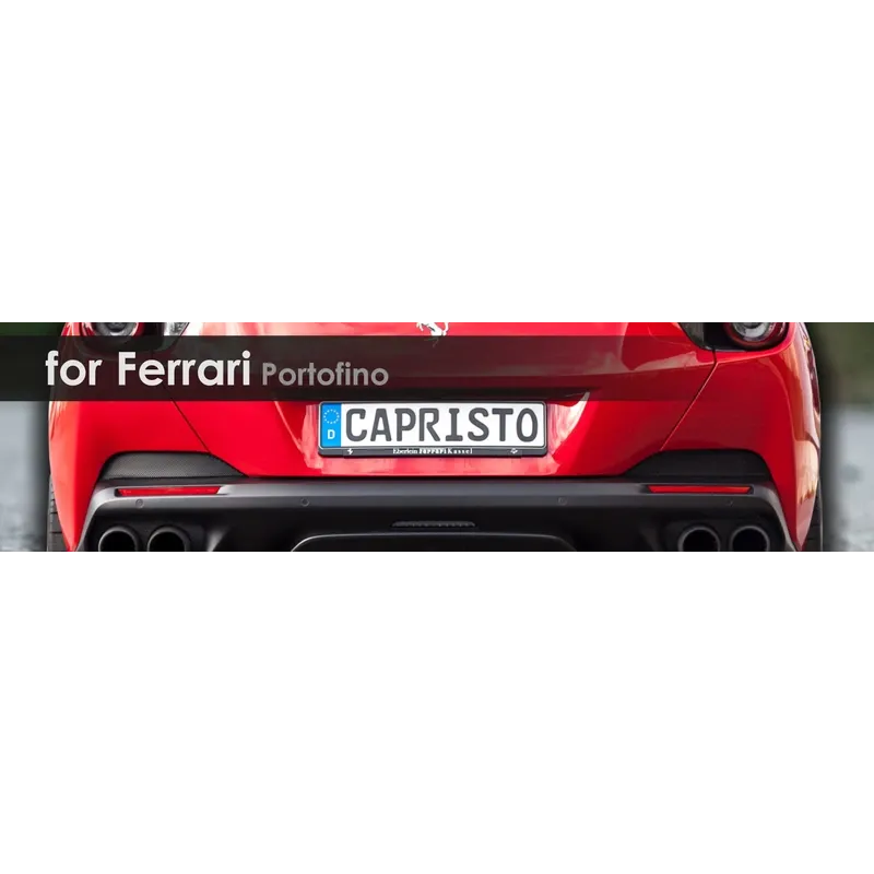 Portofino | Capristo - Downpipes with 250 cells sports cats and with heat protection