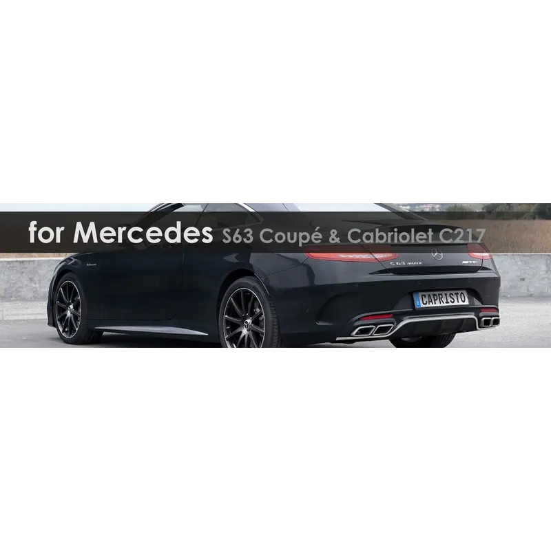 S63 Coupé & Cabriolet C217 | Capristo - Fernbedienungs-Kit E2E mit Kabelbaum und Fernbedienung